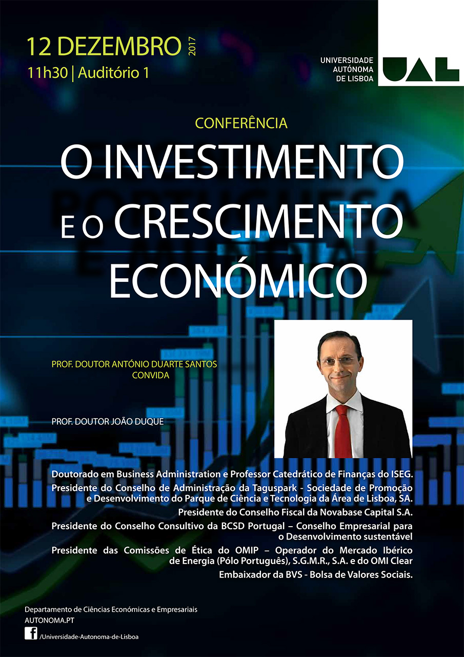 O Investimento e o Crescimento Económico